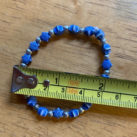 2 Blue silver color bracelet in good condition - Picture 2 of 5